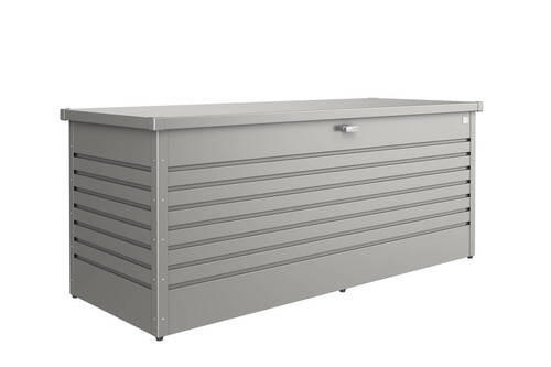 KISSENBOX - Silberfarben/Hellgrau, Basics, Metall (201/83/79cm) - Biohort