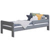 BETT 90/200 cm  in Hellgrau  - Hellgrau, MODERN, Holz (90/200cm) - MID.YOU