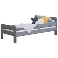 BETT 90/200 cm  in Hellgrau  - Hellgrau, MODERN, Holz (90/200cm) - MID.YOU