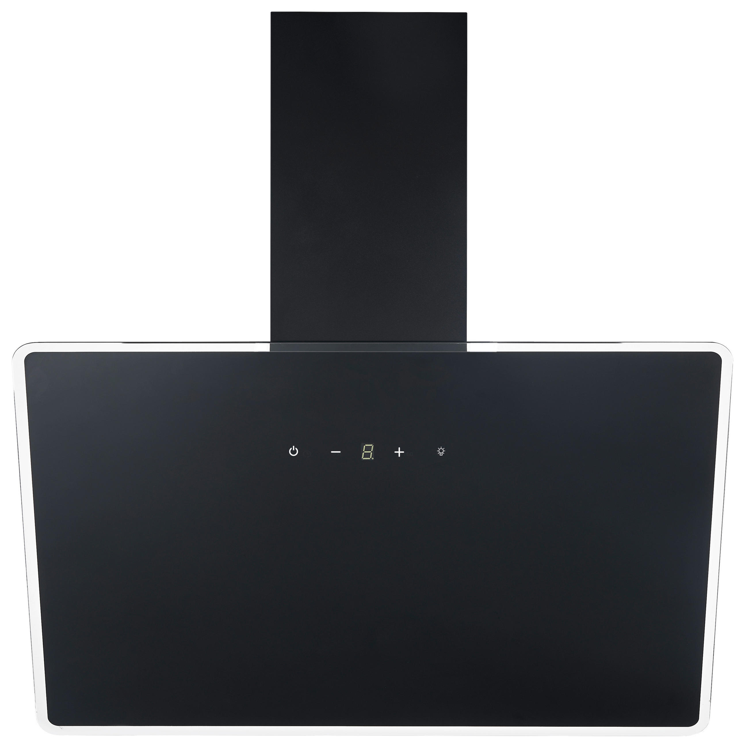 DUNSTABZUGSHAUBE CH112080S  - Schwarz, Basics, Glas/Metall (79,5/78-113/38,6cm) - Respekta