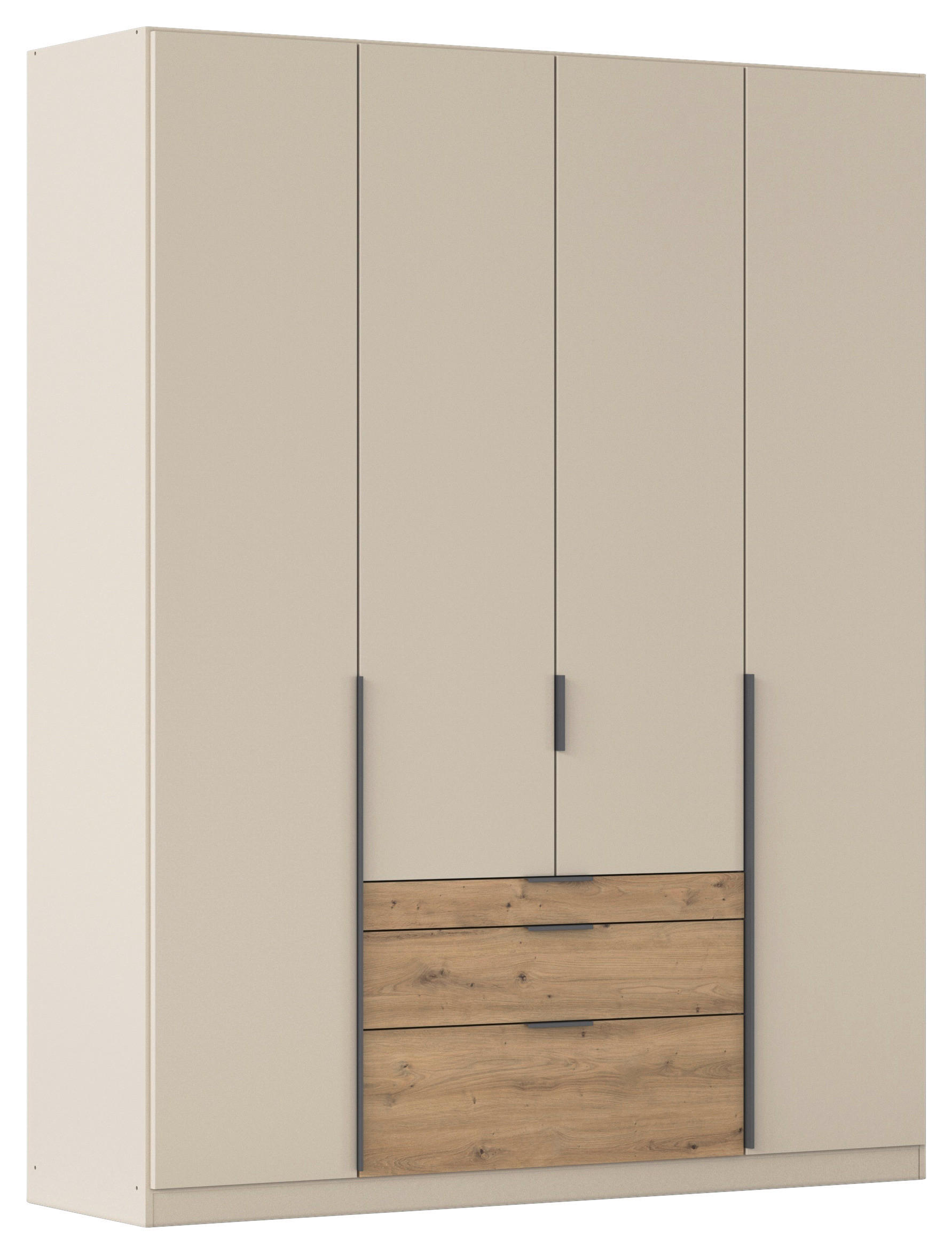 Drehtürenschrank Alabama-super Champagner Dekor, B: 181 Cm