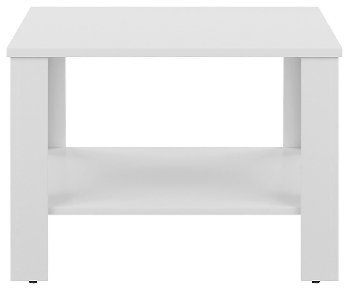 KONFERENČNÍ STOLEK, bílá, kompozitní dřevo, 67,5/47,5/67,5 cm - bílá, Basics, kompozitní dřevo (67,5/47,5/67,5cm) - Carryhome