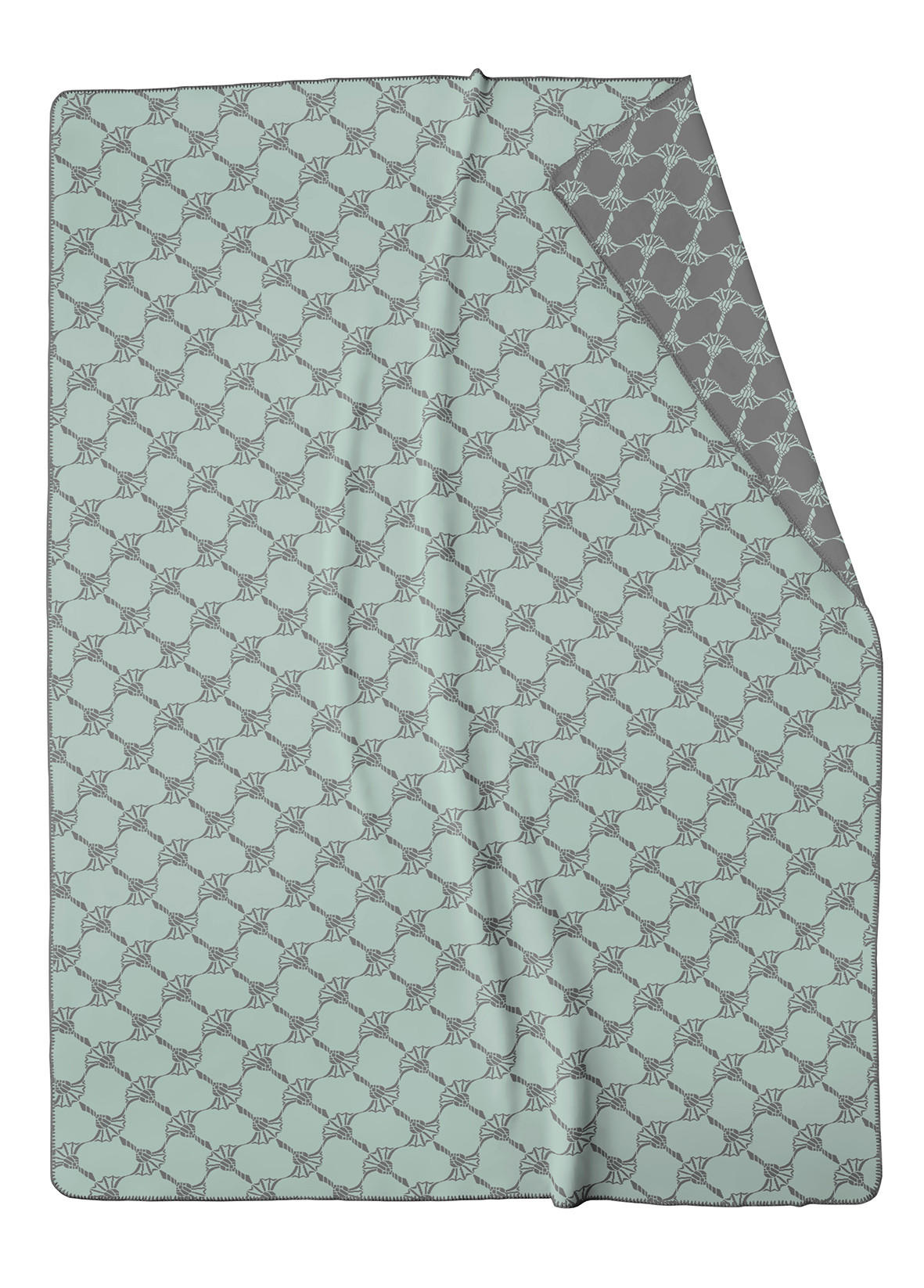 ODEJA   150/200 cm       siva, žajbljevo zelena  - siva/žajbljevo zelena, Basics, tekstil (150/200cm) - Joop!