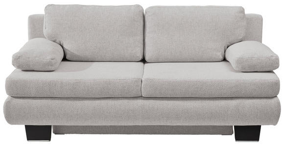 SCHLAFSOFA Macy Hellgrau Rückenkissen, Armlehnenkissen, Rücken echt  - Wengefarben/Hellgrau, Design, Holz/Textil (203/94/100cm) - Novel