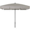 SONNENSCHIRM 185x120 cm Grau  - Anthrazit/Grau, Basics, Textil/Metall (185/120cm) - Doppler