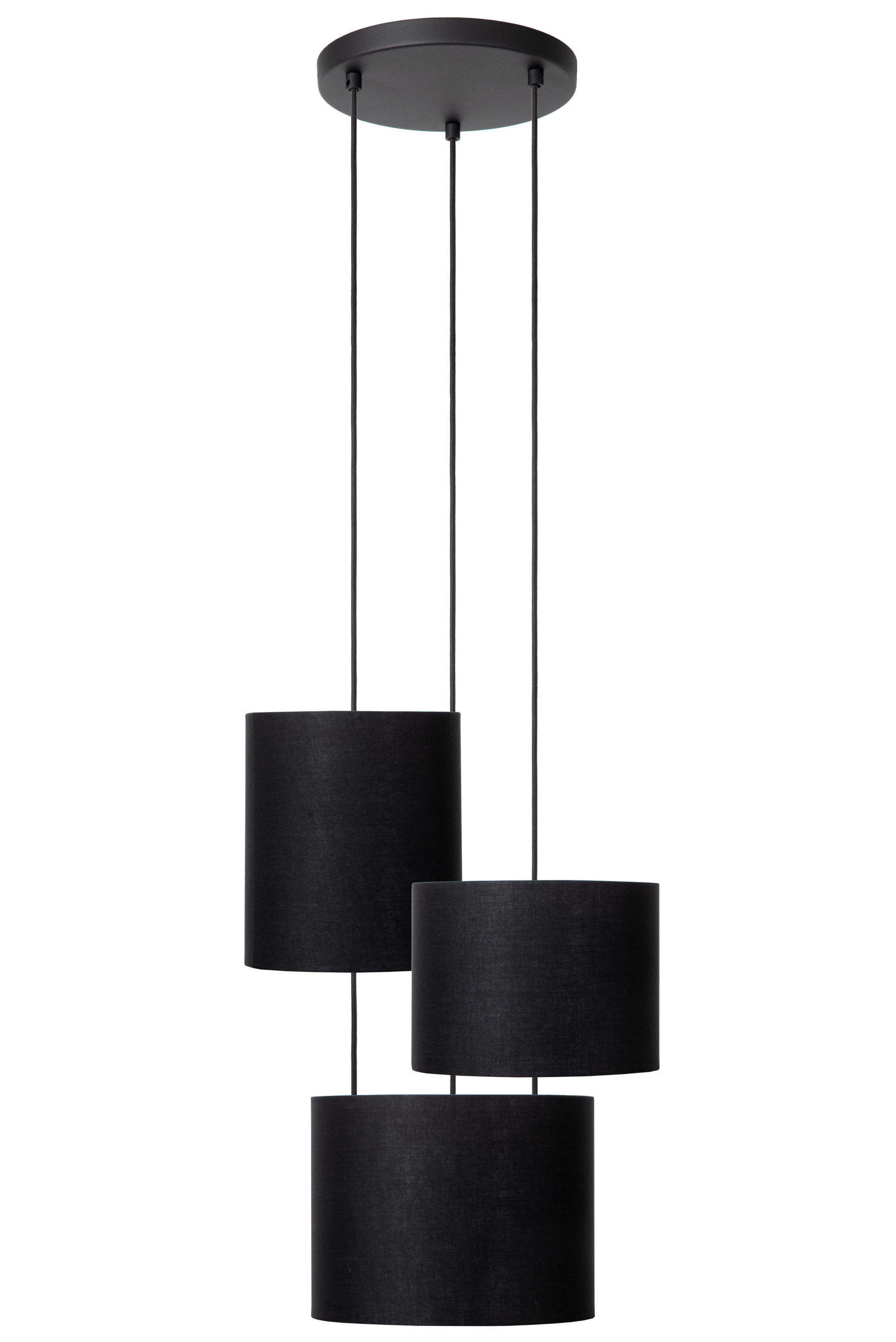 HÄNGELEUCHTE 46/46/177 cm  - LIFESTYLE, Textil (46/46/177cm) - Lucide