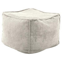 HOCKER Textil Naturfarben, Beige  - Beige/Naturfarben, Design, Textil (66/40/66cm) - Lomoco