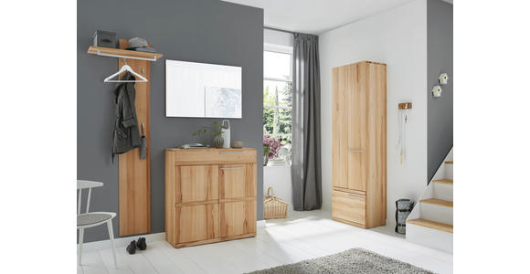 GARDEROBENPANEEL 64/196/28 cm - Buchefarben, Natur, Holz (64/196/28cm) - Valnatura