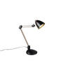 NAMIZNA LED-SVETILKA  Nadal 19,00/57,0/46,00 cm            - zlate barve/črna, Basics, umetna masa (19,00/57,0/46,00cm)