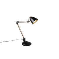 NAMIZNA LED-SVETILKA  Nadal 19,00/57,0/46,00 cm            - zlate barve/črna, Basics, umetna masa (19,00/57,0/46,00cm)