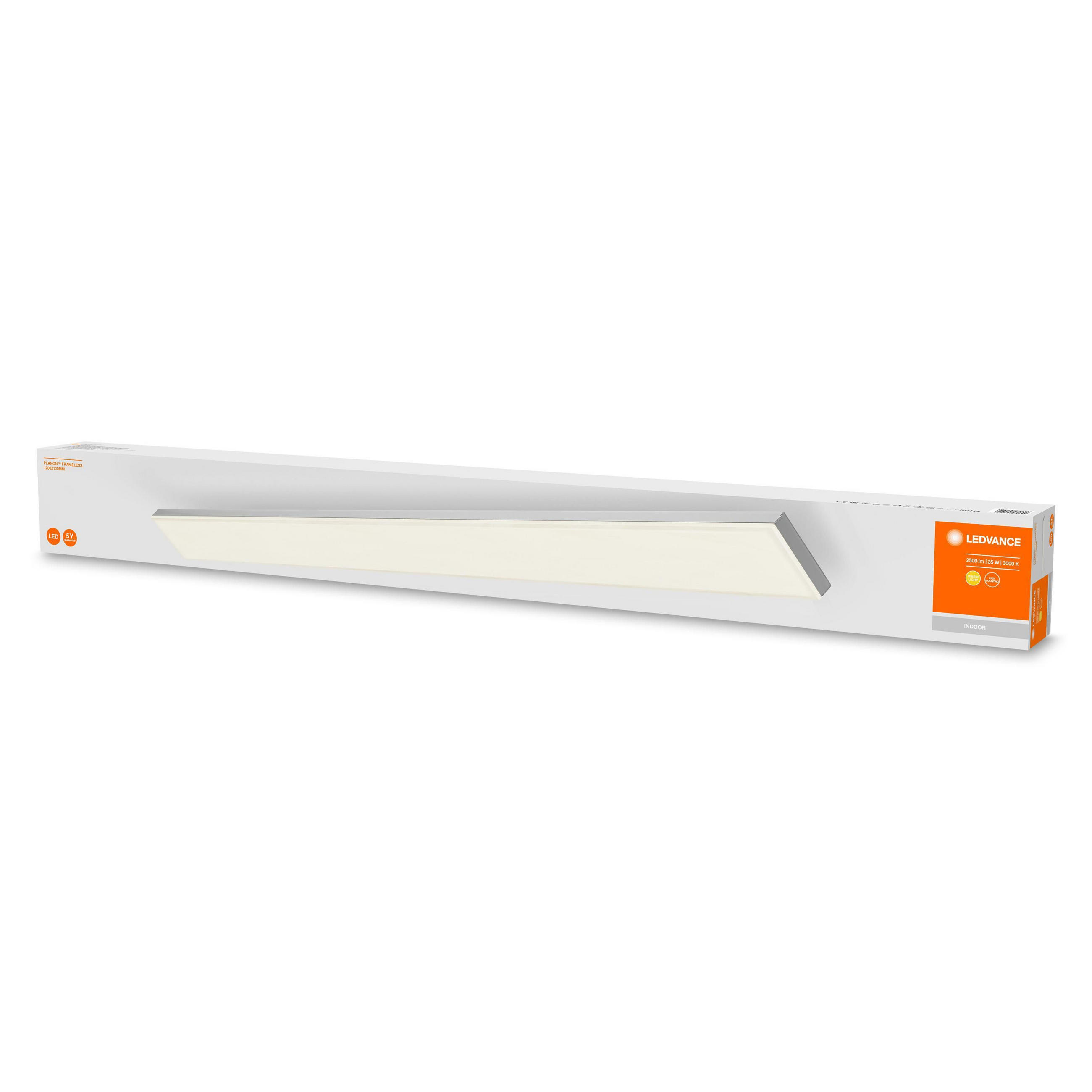 LED-PANEEL Planon Frameless 120/10/6,5 cm   - Weiß, Basics, Metall (120/10/6,5cm) - Ledvance