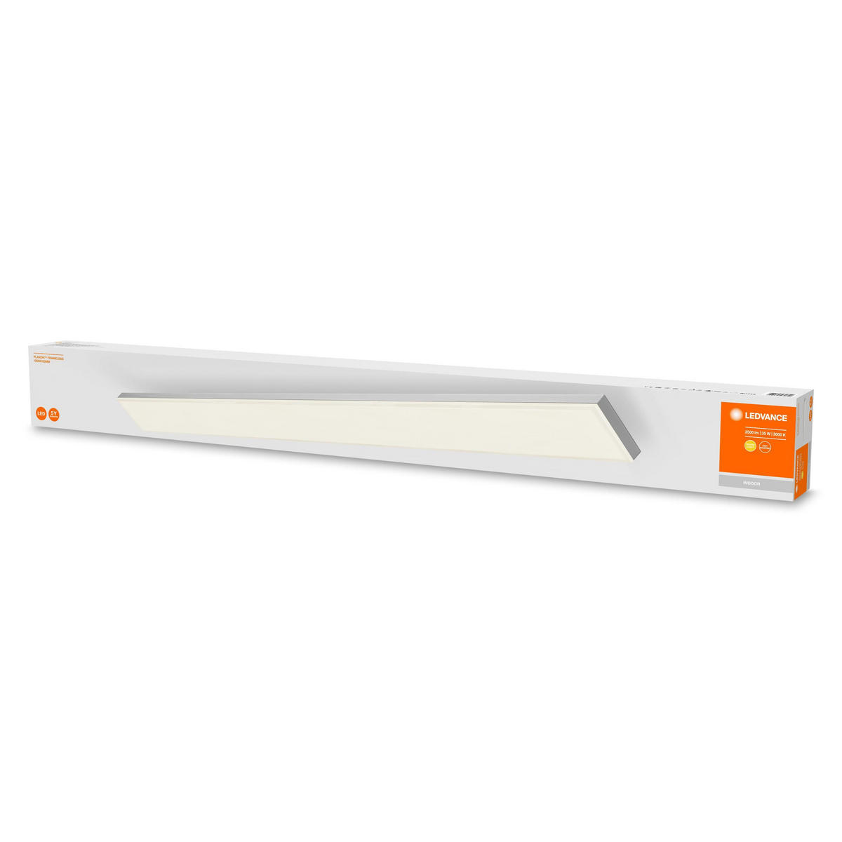 LED-PANEEL Planon Frameless 120/10/6,5 cm   - Weiß, Basics, Metall (120/10/6,5cm) - Ledvance