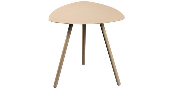 BEISTELLTISCH Creme  - Creme, Design, Metall (50/50/50cm) - Xora