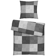 BETTWÄSCHE Biber Silberfarben 135/200 cm - Silberfarben, Design, Textil (135/200cm) - Novel