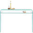 KONSOLE in Transparent - Transparent, Design, Glas (120/85/35cm)