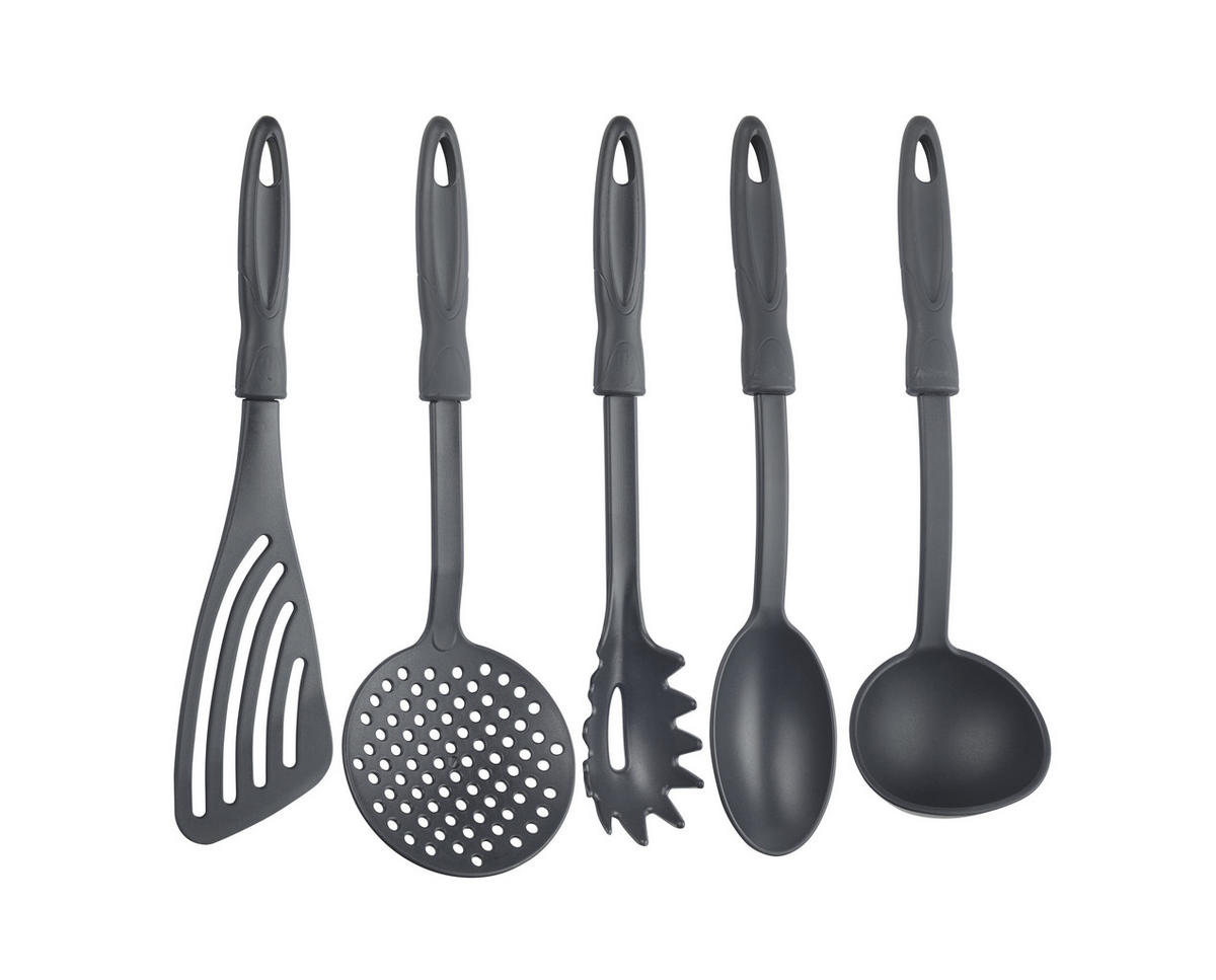 SET KUHINJSKIH POMAGALA  - crna, Basics, plastika - Boxxx