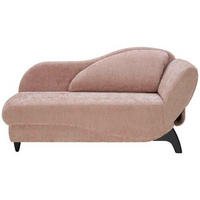 LIEGE Webstoff Altrosa  - Schwarz/Altrosa, MODERN, Holz/Textil (171-190/87/84cm) - Joka