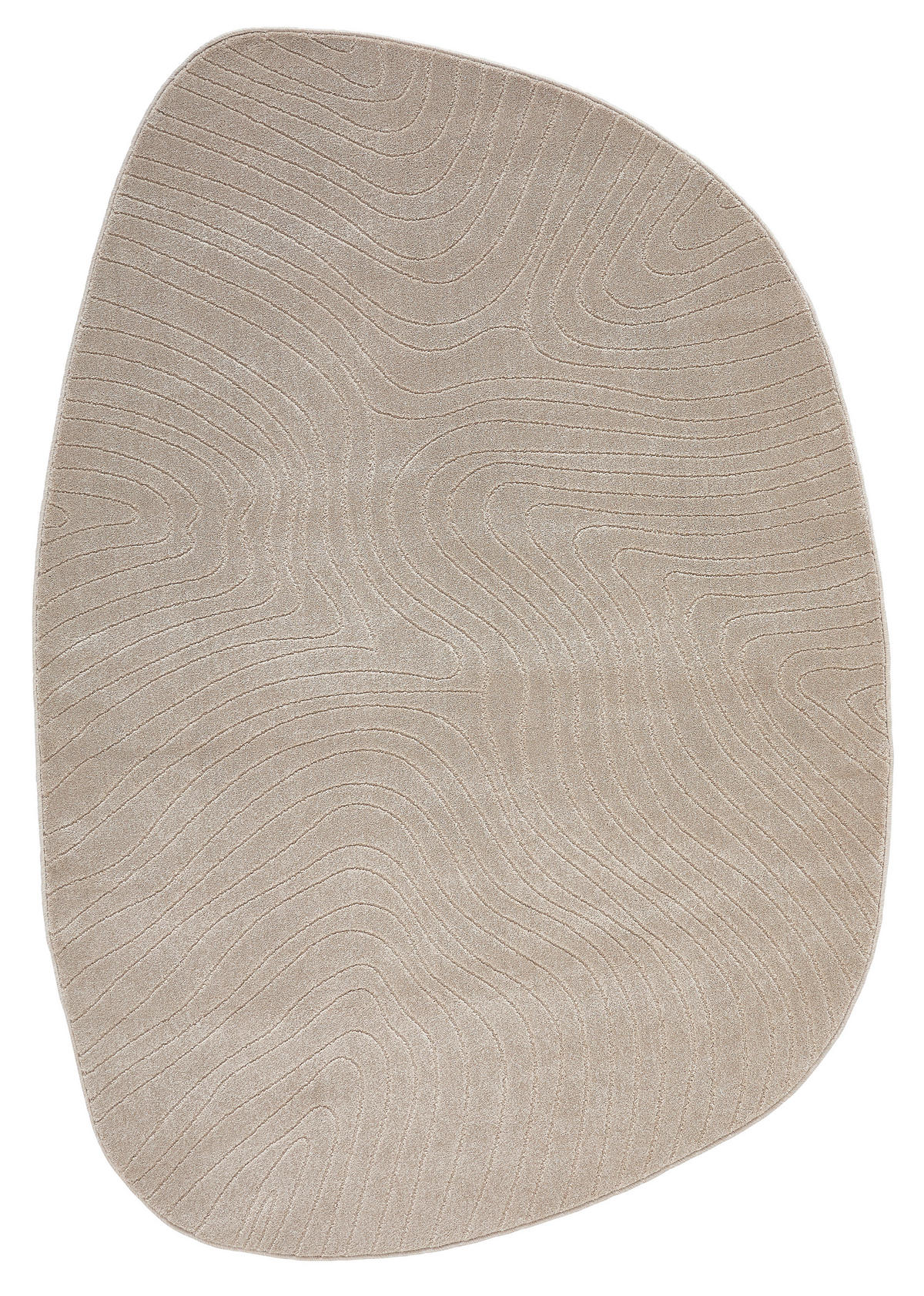 WEBTEPPICH 130/190 cm Taupe  - Taupe, Design, Textil (130/190cm) - Novel