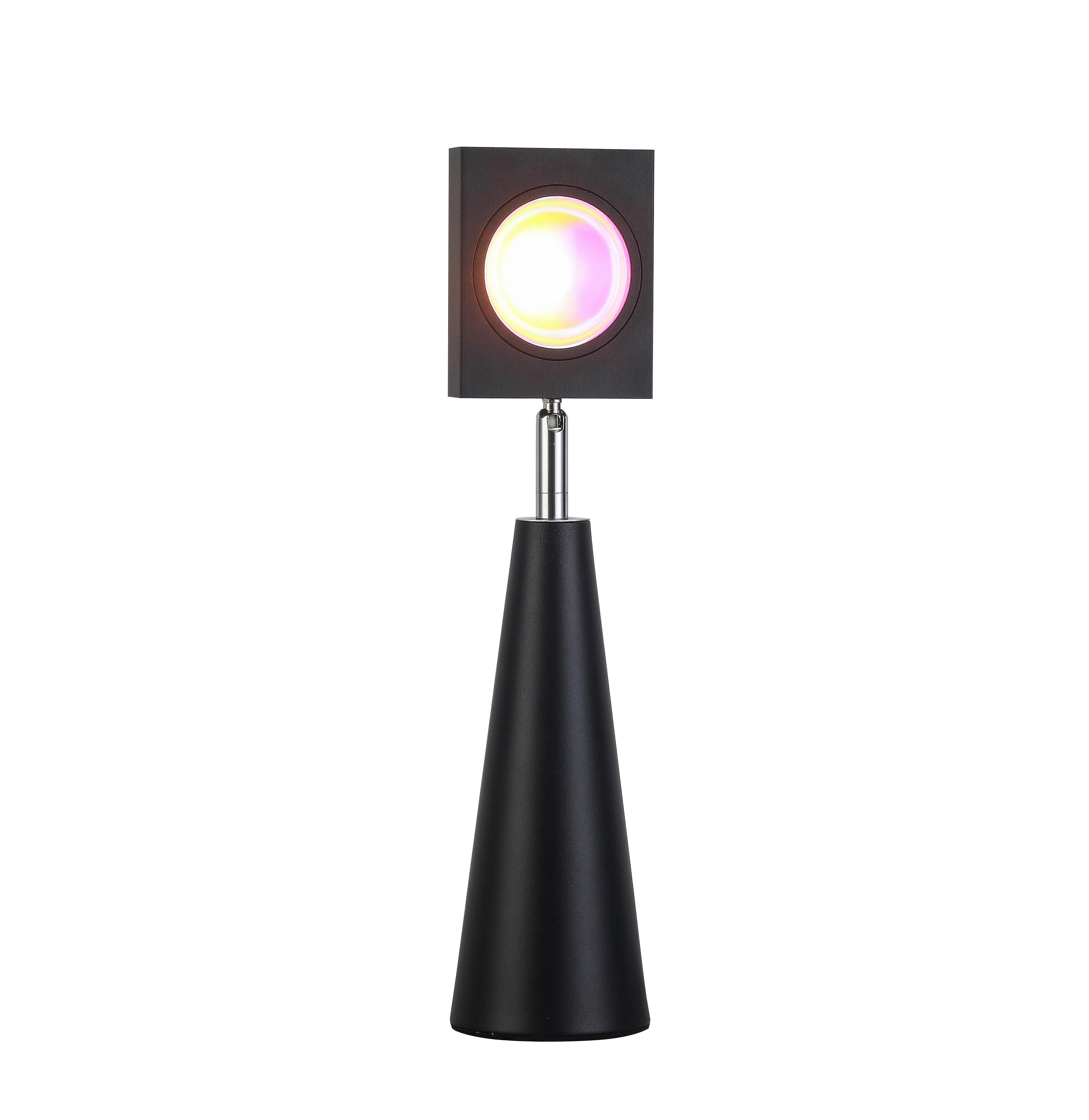 LED-TISCHLEUCHTE - Schwarz, Design, Kunststoff/Metall (8/33,5cm) - Novel