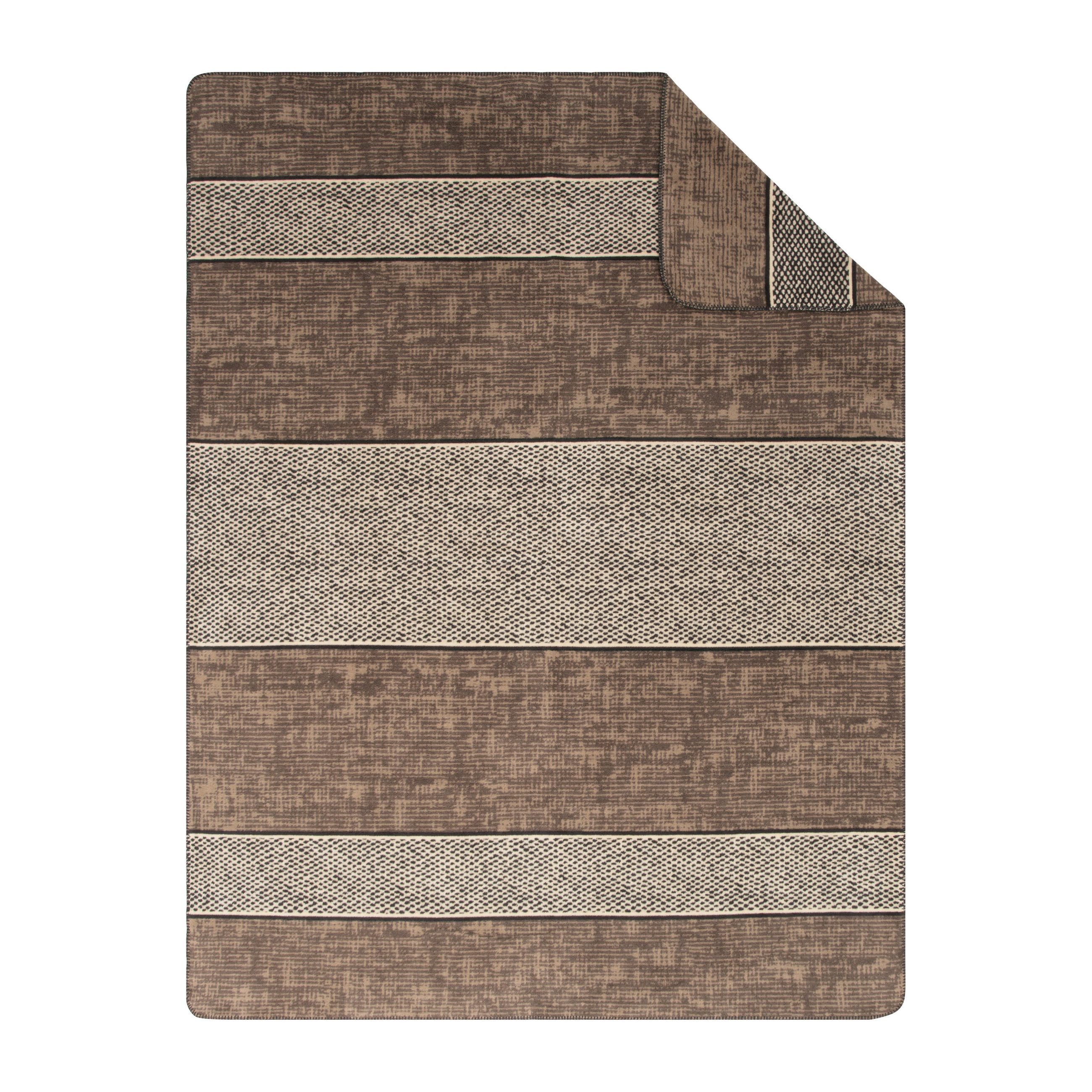 DECKE 150/200 cm  - Braun, Basics, Textil (150/200cm) - Ibena