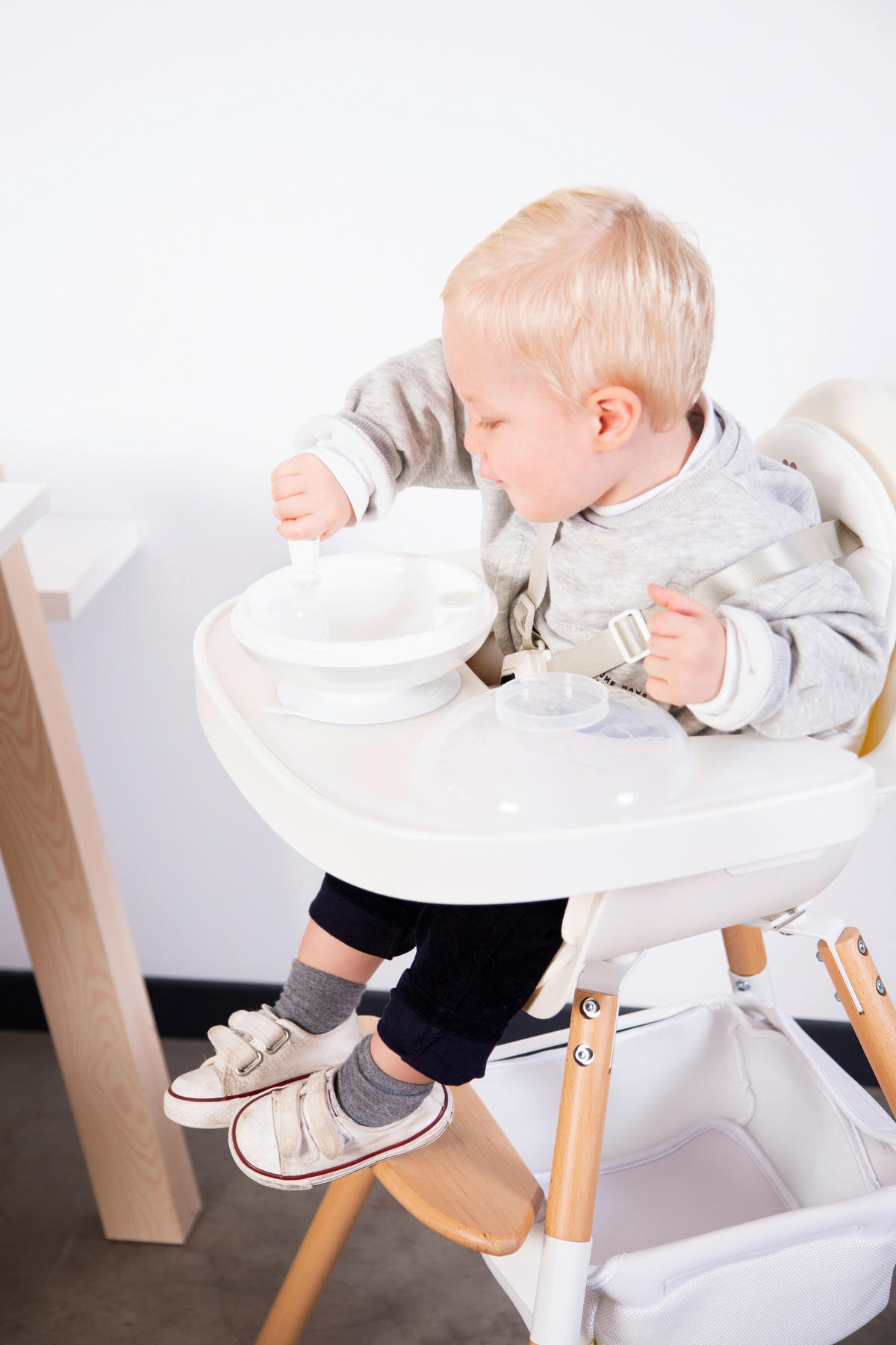 ESS- UND SPIELBRETT Evolu Tray 2022  - Weiß, Basics, Kunststoff (50/5/34cm) - Childhome