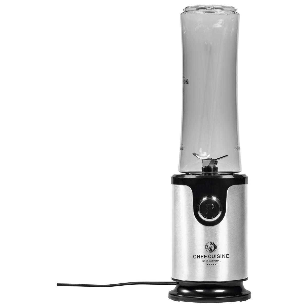 SMOOTHIE MAKER  - Edelstahlfarben/Schwarz, Basics, Kunststoff/Metall - CHEF CUISINE