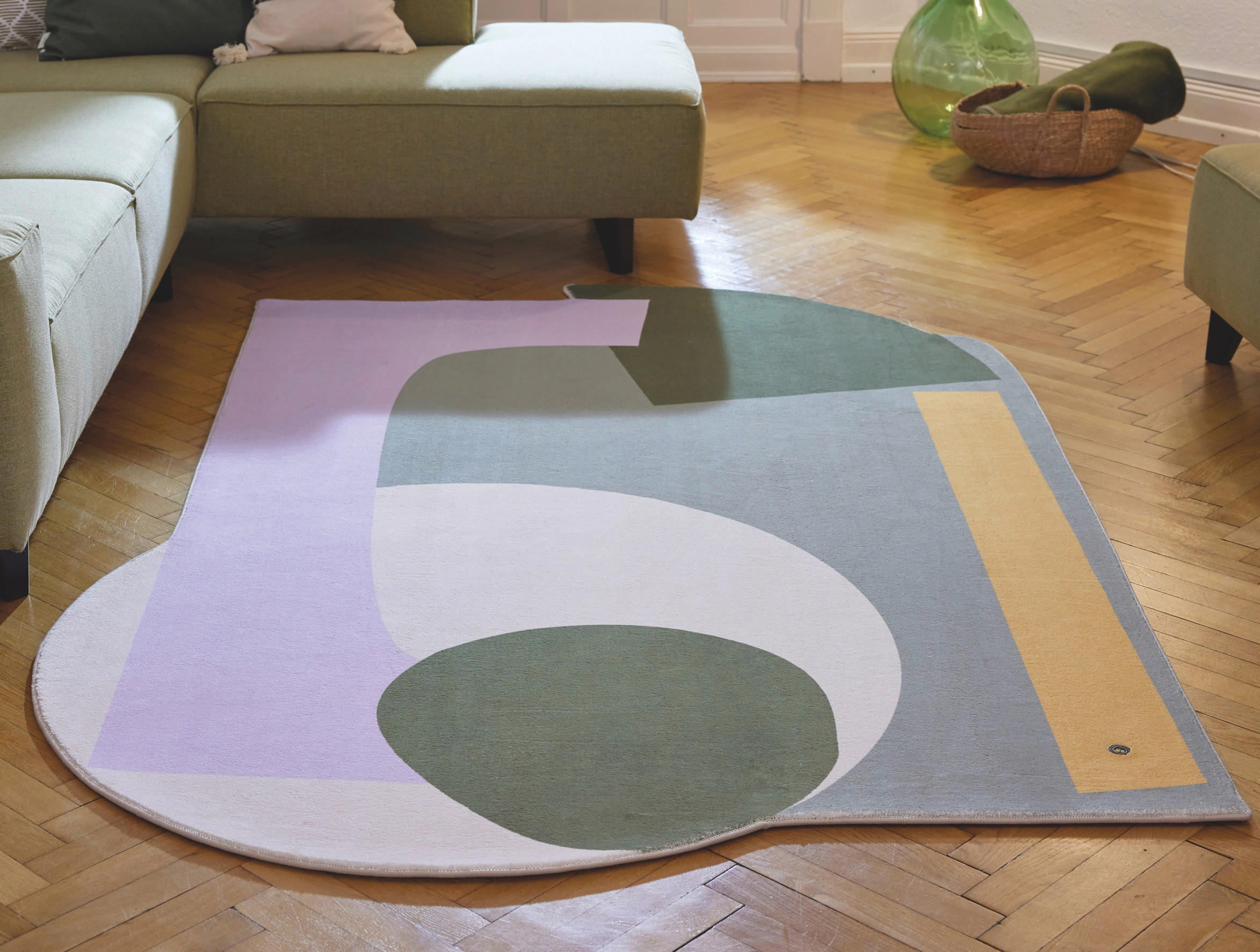 WEBTEPPICH 140/190 cm Shapes - EIGHT Multicolor, Dunkelgrau  - Dunkelgrau/Multicolor, Trend, Textil (140/190cm) - Tom Tailor