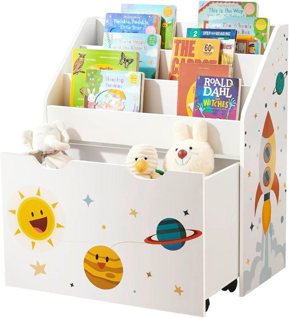 REGÁL DO DĚTSKÉHO POKOJE, bílá, 62,5/70/29,5 cm