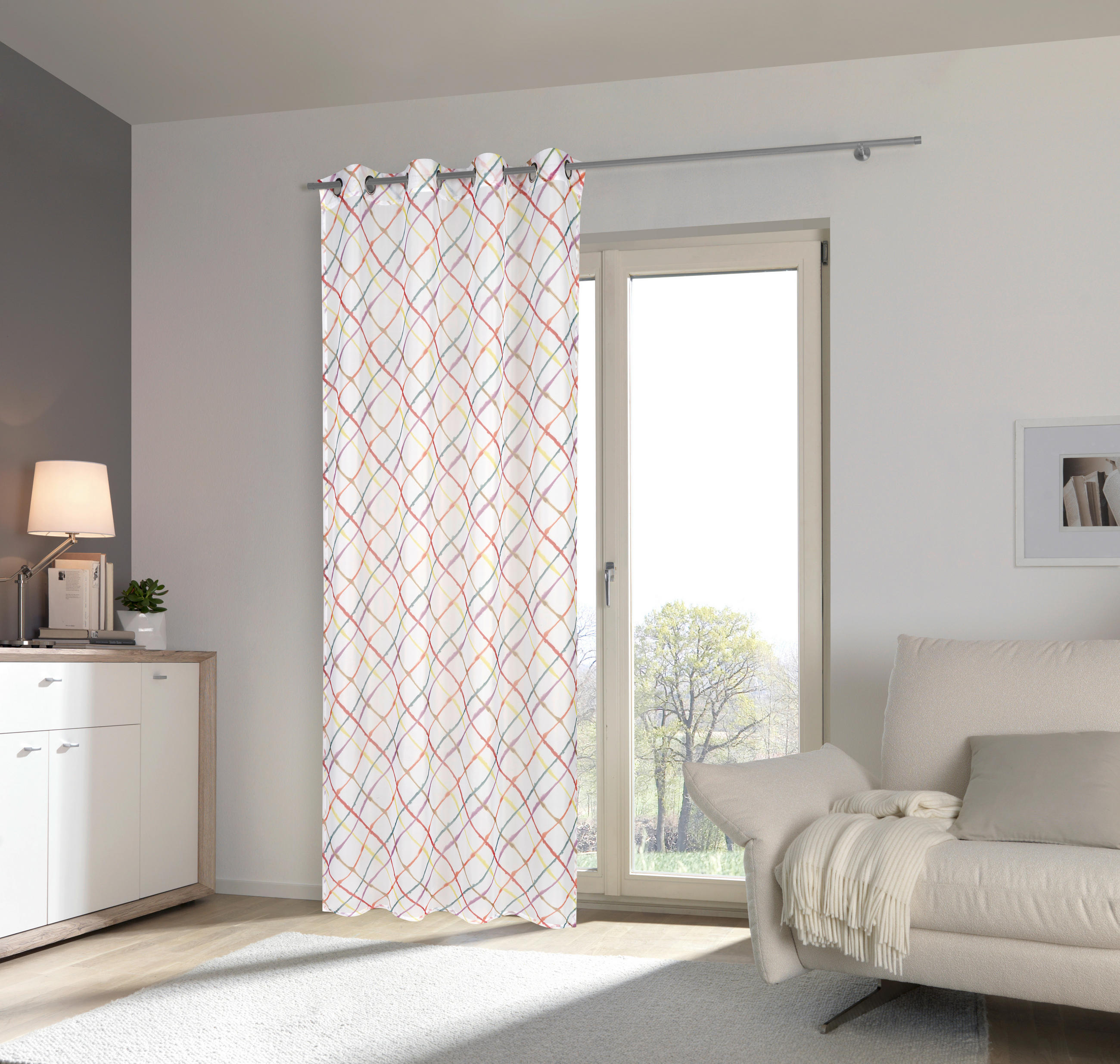 ÖSENSCHAL CASTILLA transparent 135/245 cm   - Multicolor, Basics, Textil (135/245cm) - Esposa
