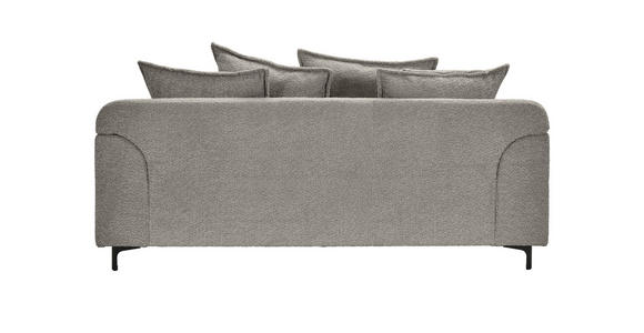 2,5-SITZER  in Chenille Grau  - Schwarz/Grau, KONVENTIONELL, Textil/Metall (200/84/99cm) - Carryhome