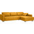 WOHNLANDSCHAFT in Textil Gelb - Chromfarben/Gelb, Design, Holz/Textil (296/195cm) - Hom`in WOHNLANDSCHAFT in Textil Gelb - Chromfarben/Gelb, Design, Holz/Textil (296/195cm) - Hom`in