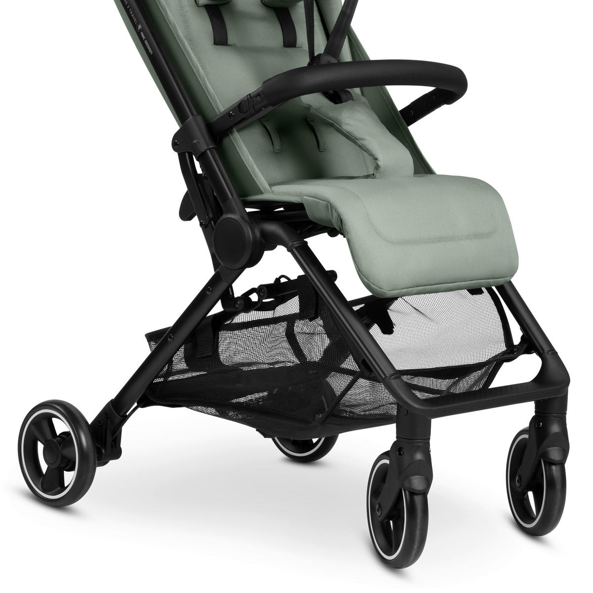 BUGGY Ping 3 Travel  - Pastellgrün/Schwarz, Basics (81/51/107cm) - ABC Design
