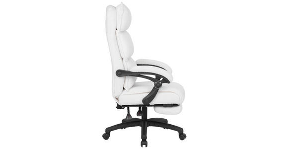 CHEFSESSEL Teddystoff Beige - Beige/Schwarz, Design, Kunststoff/Textil (64,5/112/120/65cm) - Carryhome