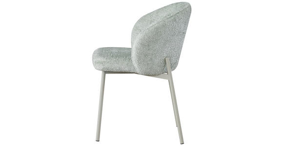 STUHL  Stoffauswahl Struktur  Jadegrün  - Jadegrün/Greige, Design, Textil/Metall (59/81/60cm) - Carryhome