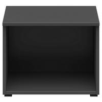 REGALAUFSATZ  45/35/40 cm Graphitfarben  - Graphitfarben, Modern, Holzwerkstoff (45/35/40cm) - Carryhome