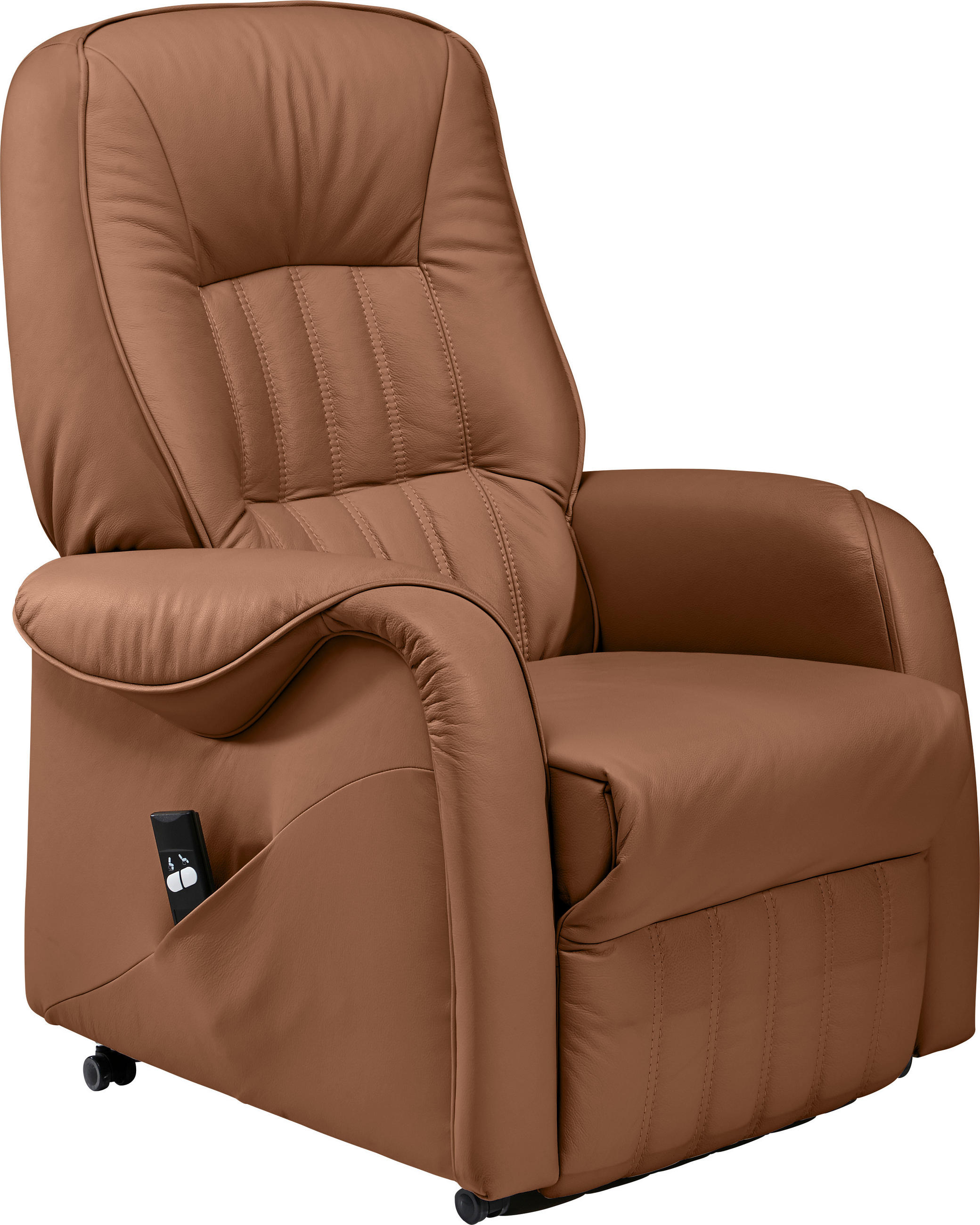FERNSEHSESSEL in Braun  - Schwarz/Braun, KONVENTIONELL, Leder (78/107/93cm) - Himolla