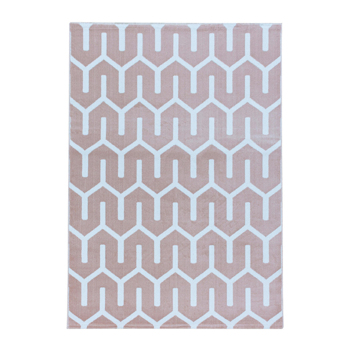 VÄVD MATTA 200/290 cm Costa 3524 Pink  - pink, Design, textil (200/290cm)