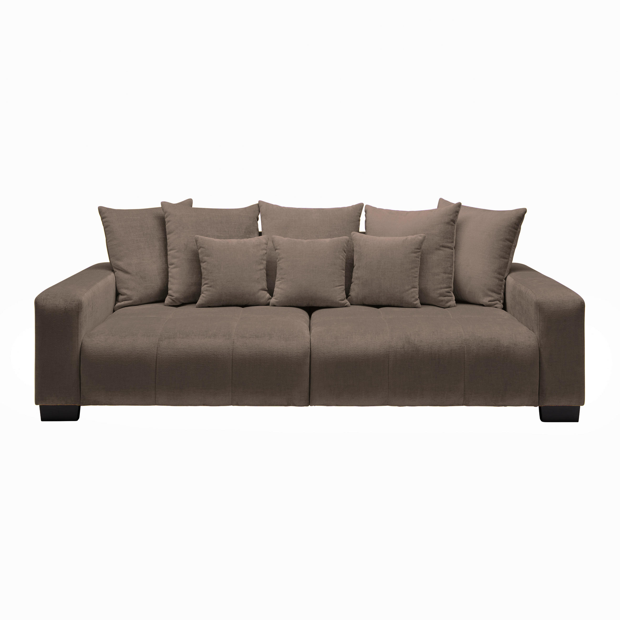 BIG SOFFA i gråbrun  - gråbrun/svart, Modern, trä (246/93/124cm) - MID.YOU