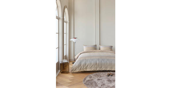 BETTWÄSCHE Abstrava Satin 140/200 cm  - Naturfarben, KONVENTIONELL, Textil (140/200cm) - Novel