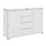KOMMODE - Alufarben/Weiß, Design, Holzwerkstoff/Metall (120/80/40cm) - Moderano KOMMODE - Alufarben/Weiß, Design, Holzwerkstoff/Metall (120/80/40cm) - Moderano