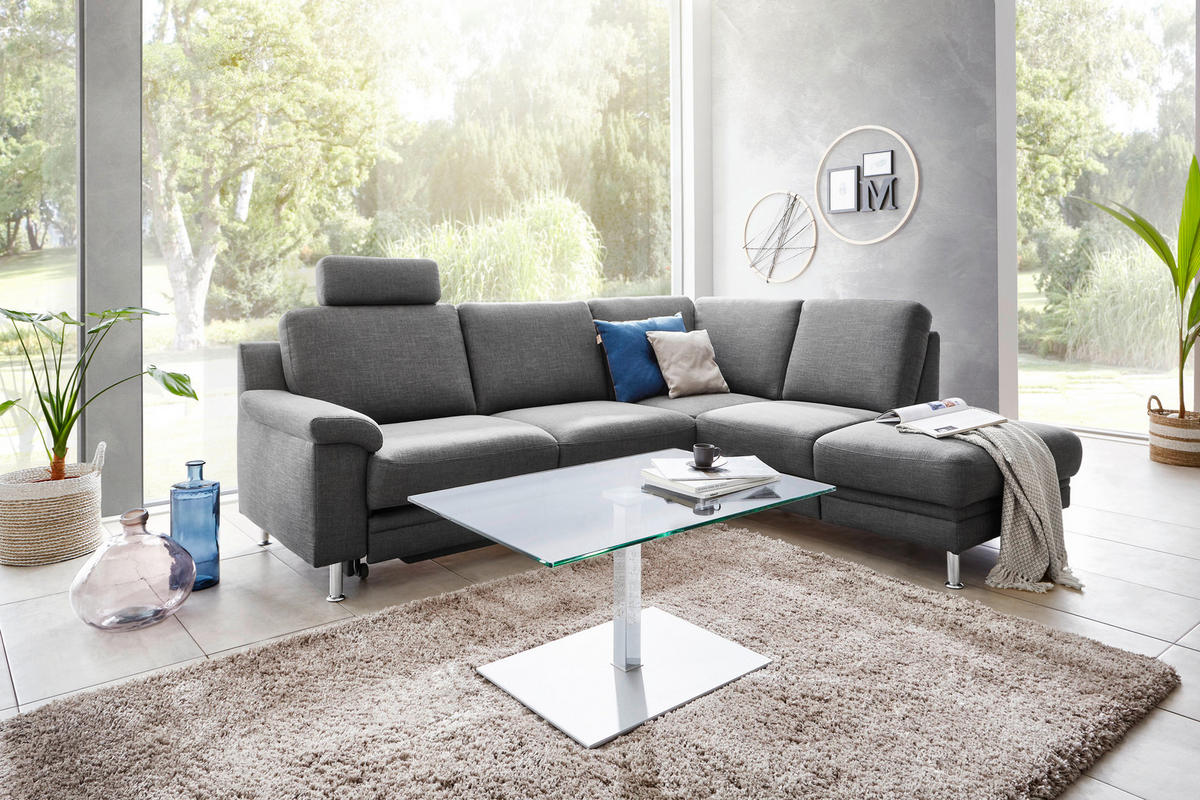 COUCHTISCH in Glas, Holzwerkstoff 90/60/44 cm  - Chromfarben, Design, Glas/Holzwerkstoff (90/60/44cm) - Venda