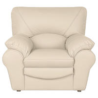 SESSEL in Echtleder Beige  - Beige/Schwarz, Design, Leder/Kunststoff (105/92/85cm) - Livetastic
