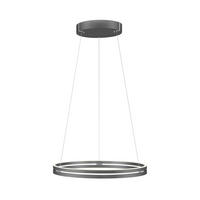 VISEČA LED-SVETILKA  Pure-Loop /2400 lm/2700-5000 K/230 V/ - siva, Design, kovina/umetna masa (70.1/70.1/40-350cm)