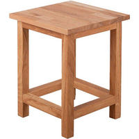 Universalhocker Echtholz  - Eichefarben, Basics, Holz (30/40/30cm) - Gardenson