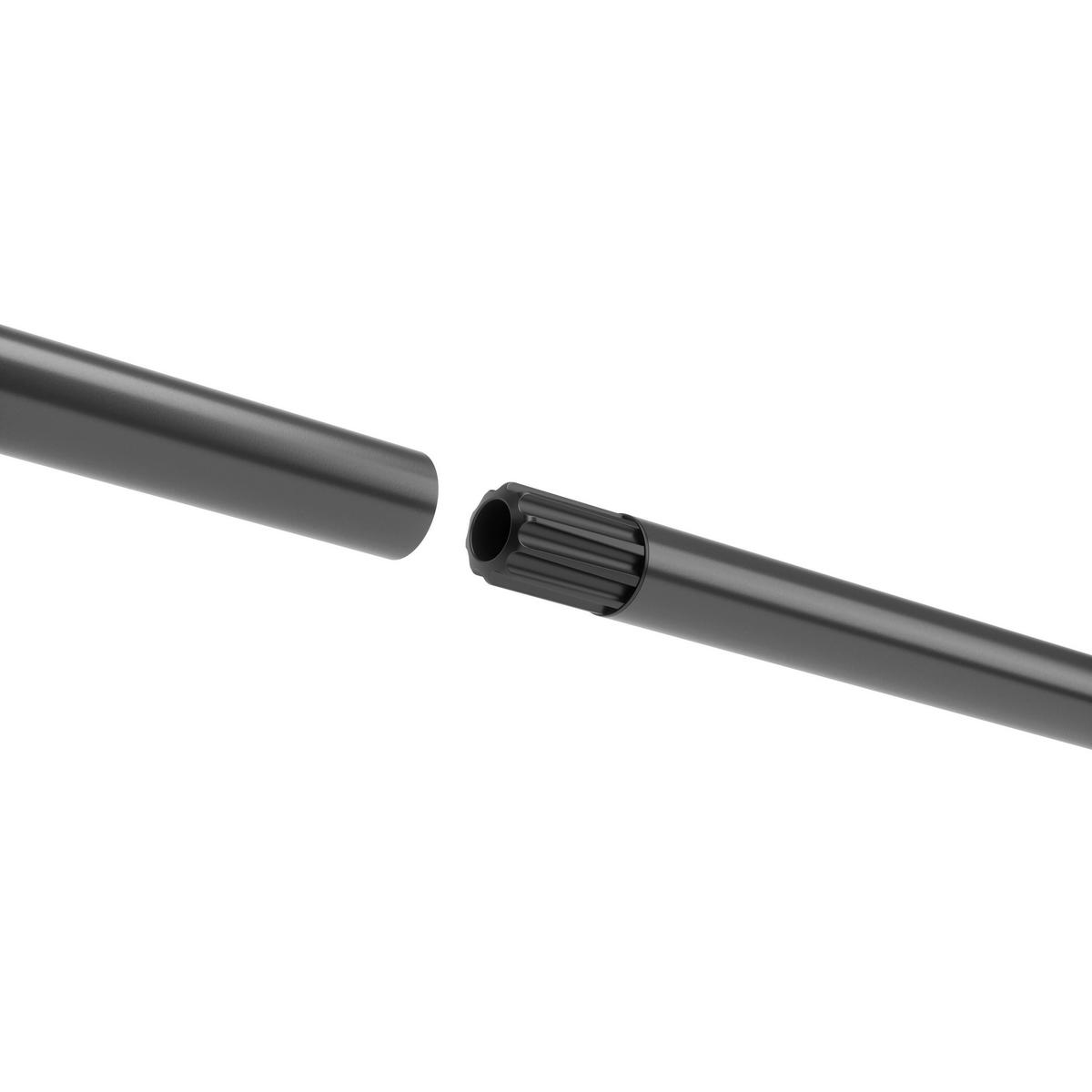 VORHANGSTANGENSET 163-325 cm  - Schwarz, KONVENTIONELL, Kunststoff/Metall (163-325cm) - Umbra