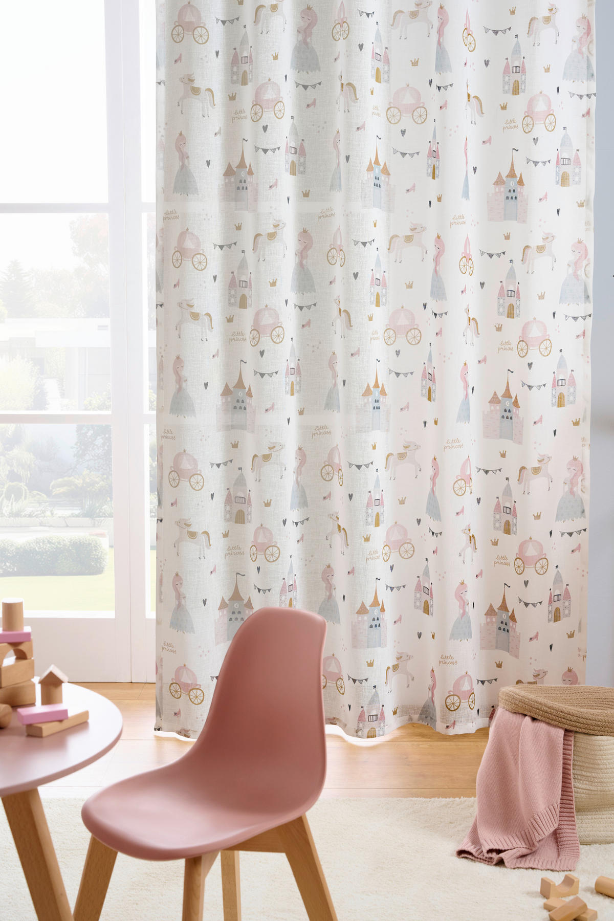 DĚTSKÝ ZÁVĚS, průhledné,  - vícebarevná, Moderní, textil (140/245cm) - Ben'n'jen