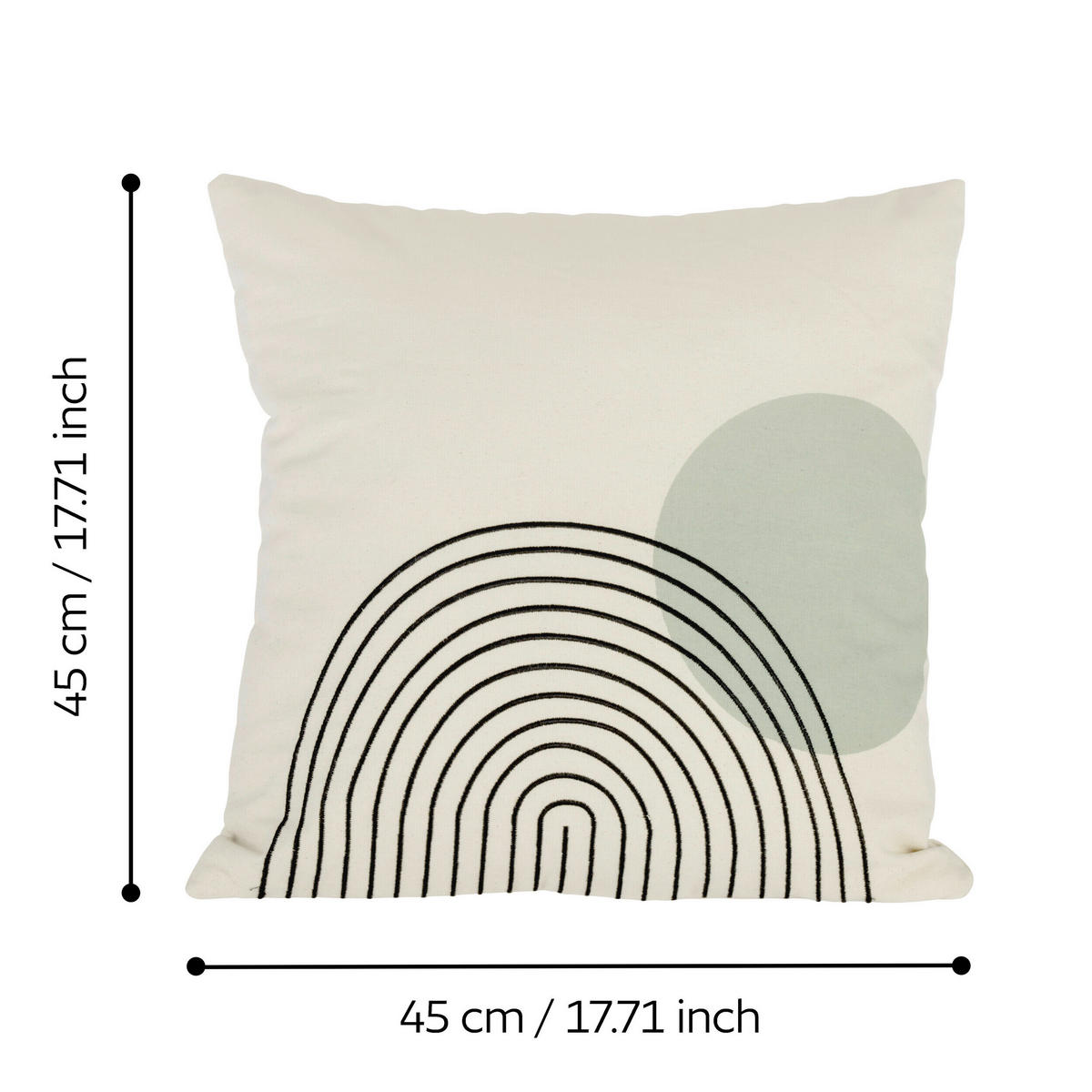 ZIERKISSEN  45/45 cm   - Pink/Orange, LIFESTYLE, Textil (45/45cm) - Eglo