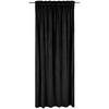 Gardin i sammet, 2-pack  - svart, Basics, textil (140/240cm)