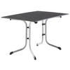 GARTENTISCH Holzwerkstoff Anthrazit, Graphitfarben rechteckig  - Anthrazit/Graphitfarben, MODERN, Holzwerkstoff/Metall (120/80/73cm) - Sieger