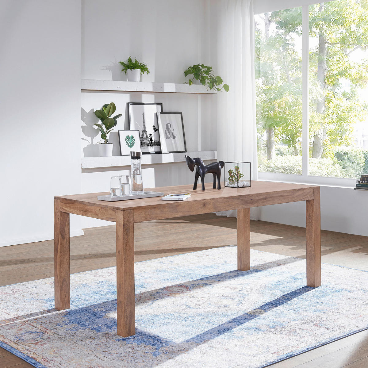STOL ZA BLAGOVAONICU  boje bagrema  drvo      - boje bagrema, Moderno, drvo (120/60/76cm) - MID.YOU